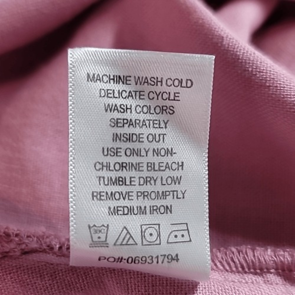 Ellos Dusty Pink V-Neck Short Sleeve Top - Picture 12 of 12